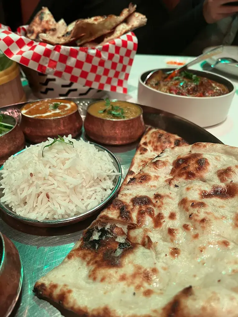 Traditional North Indian dishes including biryani and tandoori specialties at Indian Food Corner Winnipeg