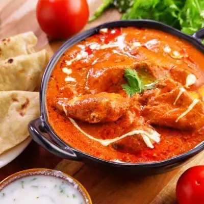 Butter Chicken at Indian Food Corner Winnipeg - Tandoori Chicken in Creamy Sauce